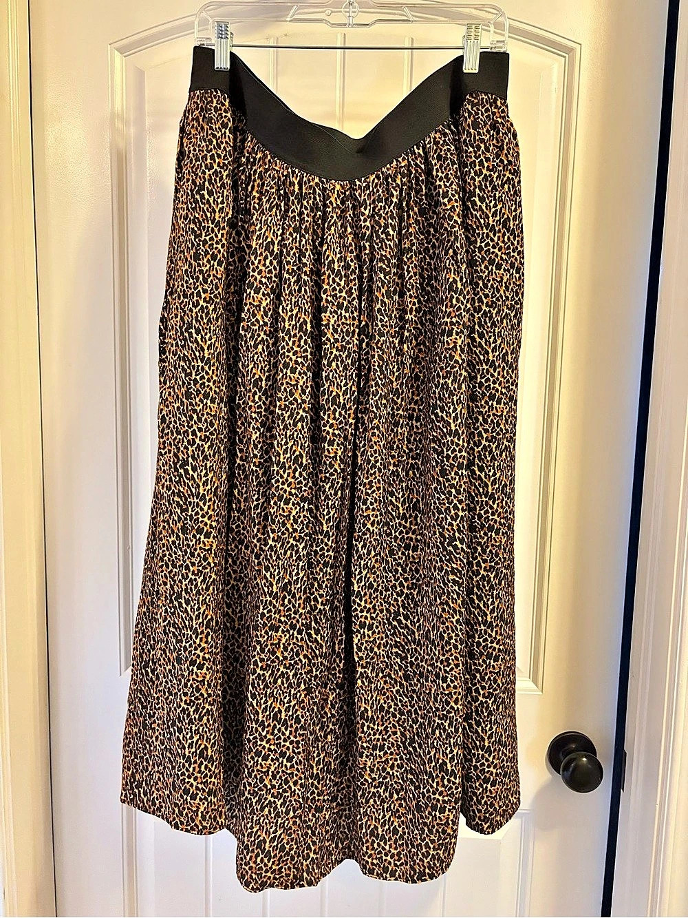 Lane Bryant Leopard Print Maxi Skirt Size 18/20 Like New